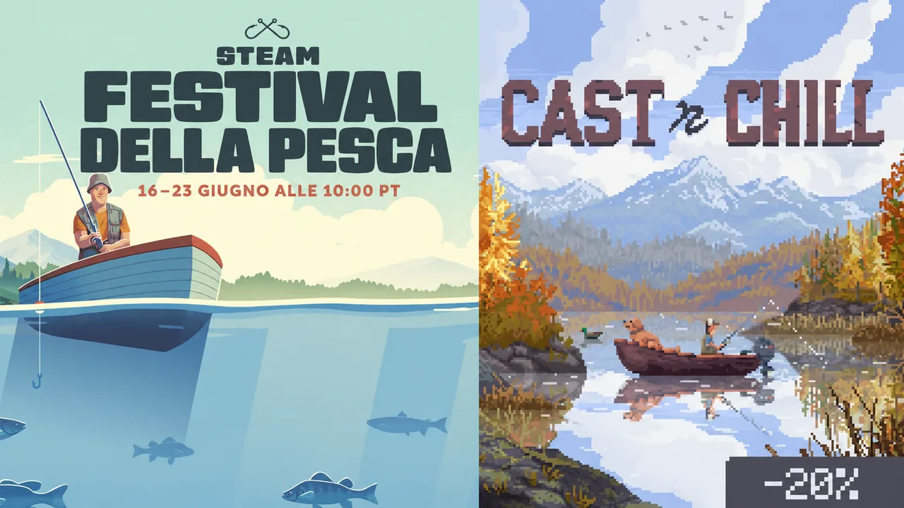 Cast n Chill è disponibile con il 20% di sconto per il festival della pesca di Steam!